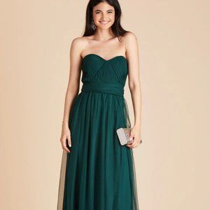 Christina Convertible Bridesmaid Dress - Emerald Green